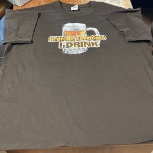 Gildan Dark Brown T-Shirt